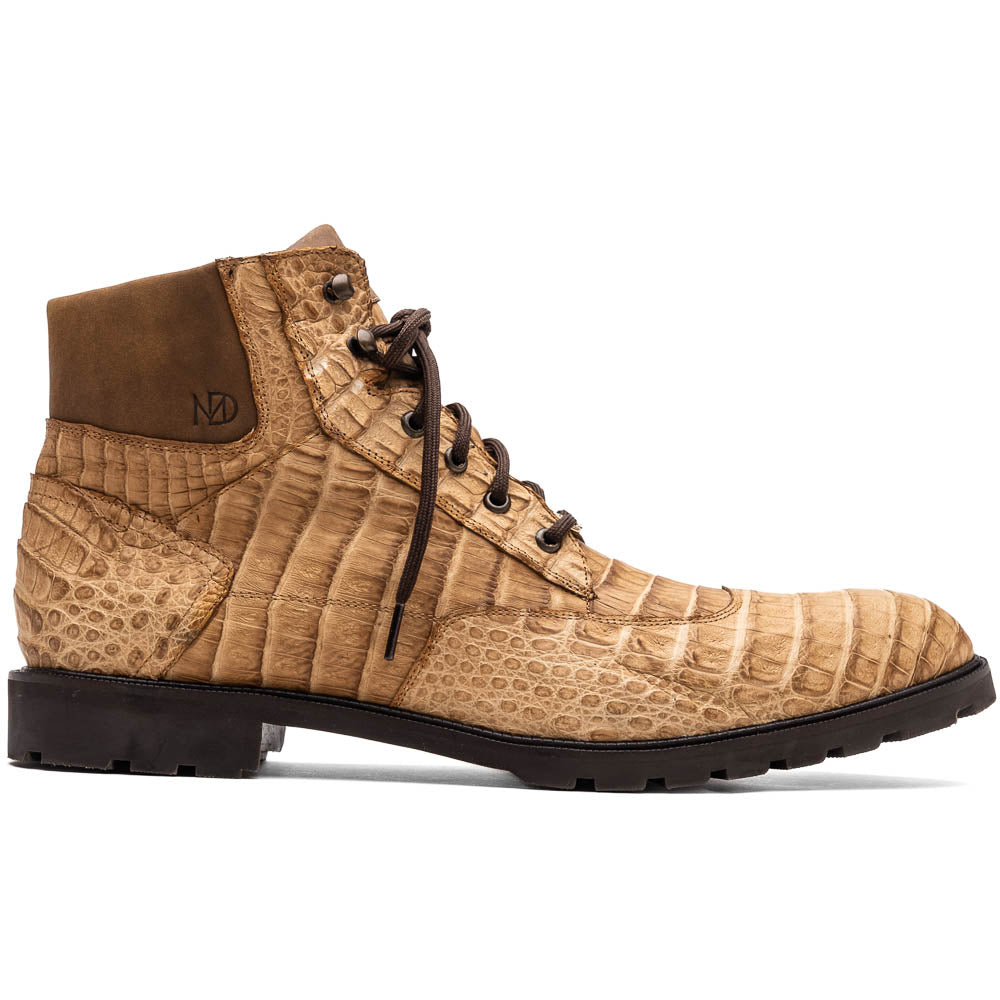 LEONI Genuine Caiman Belly Boot Oil Orix