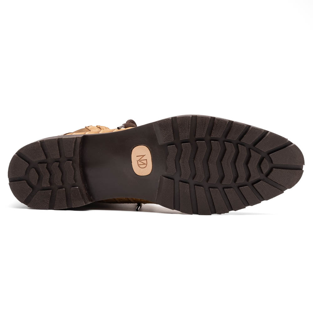 LEONI Genuine Caiman Belly Boot Oil Orix