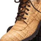 LEONI Genuine Caiman Belly Boot Oil Orix