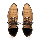 LEONI Genuine Caiman Belly Boot Oil Orix
