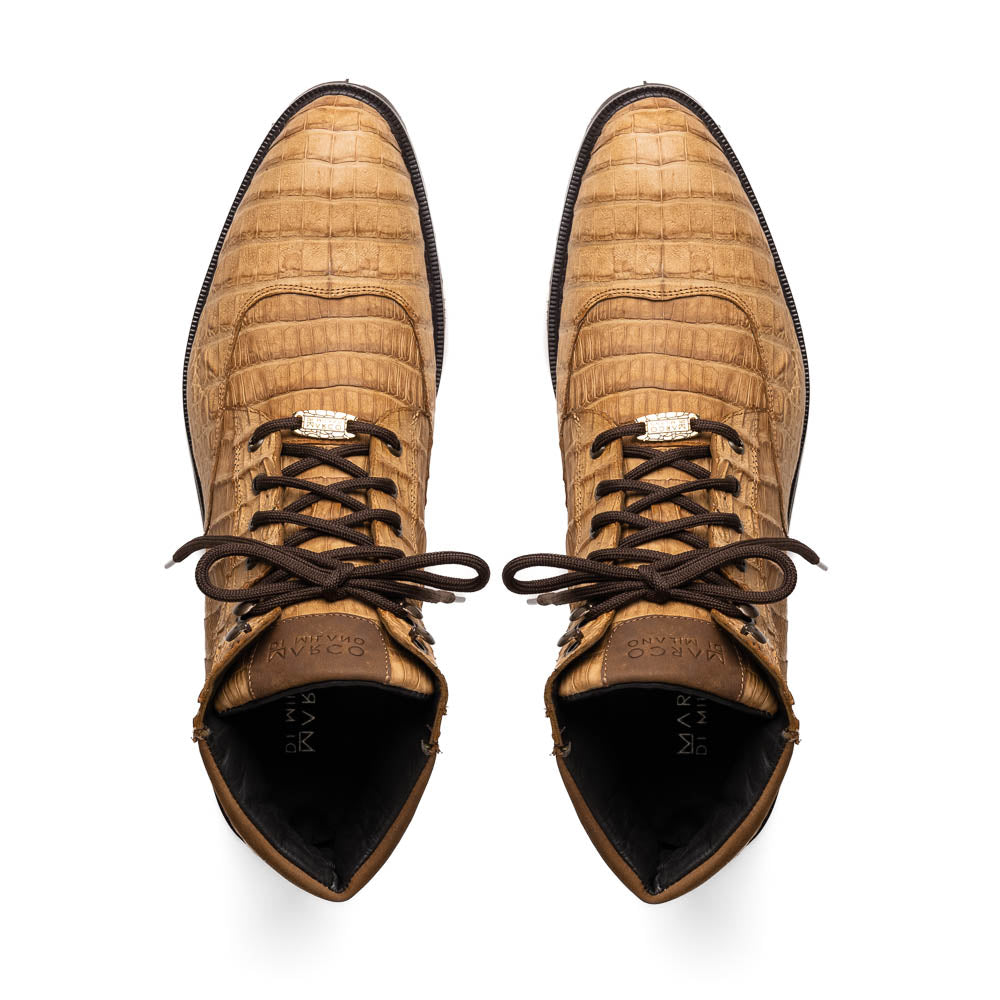 LEONI Genuine Caiman Belly Boot Oil Orix