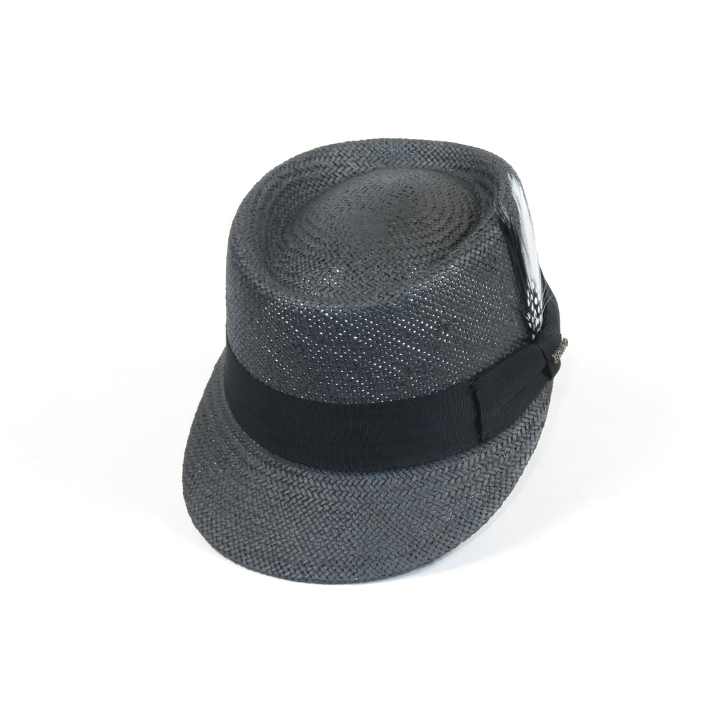 Men's LEGIONNAIRE Codet Cap Straw Hat Telescope Crown LGS700 Black