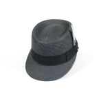 Men's LEGIONNAIRE Codet Cap Straw Hat Telescope Crown LGS700 Black