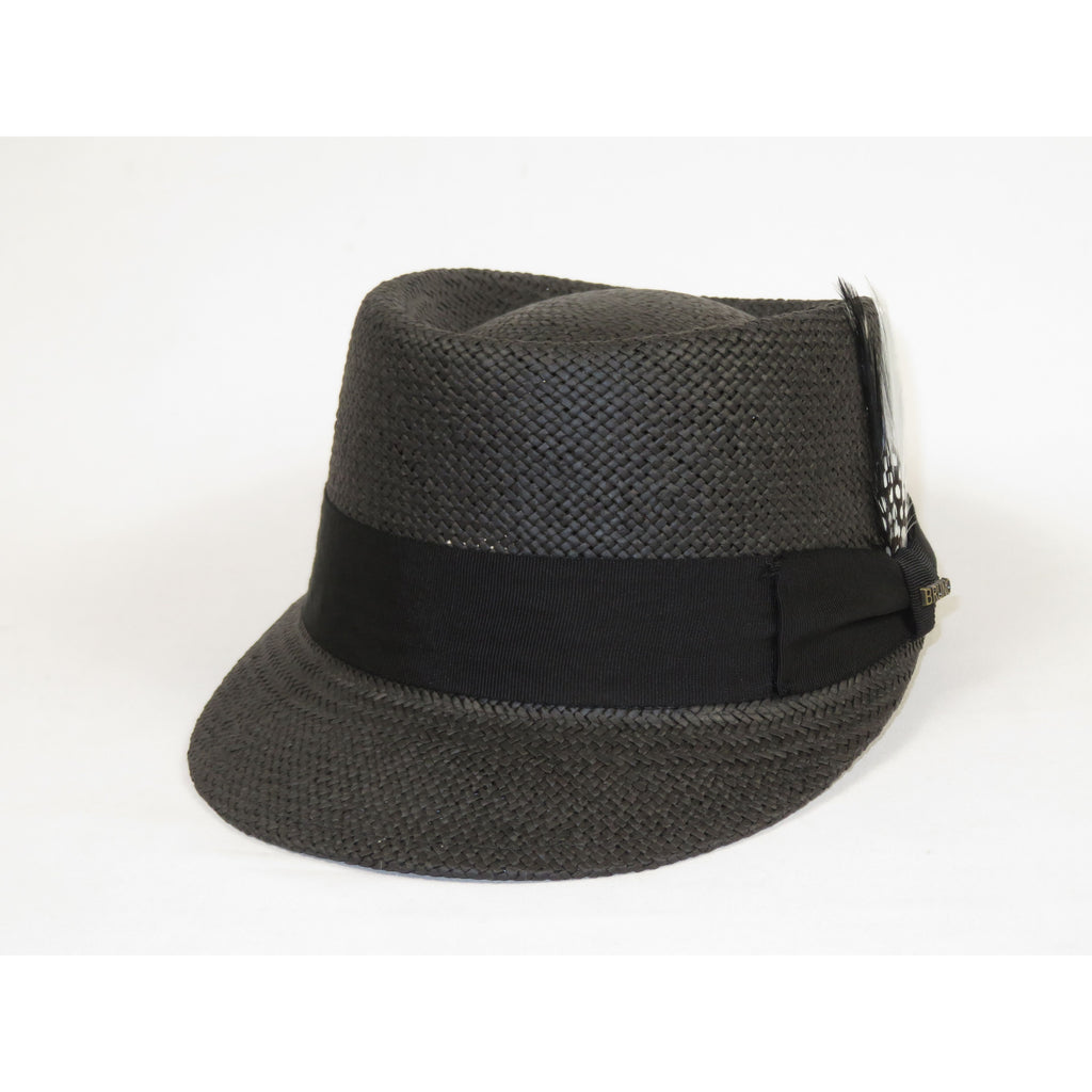 Men's LEGIONNAIRE Codet Cap Straw Hat Telescope Crown LGS700 Black