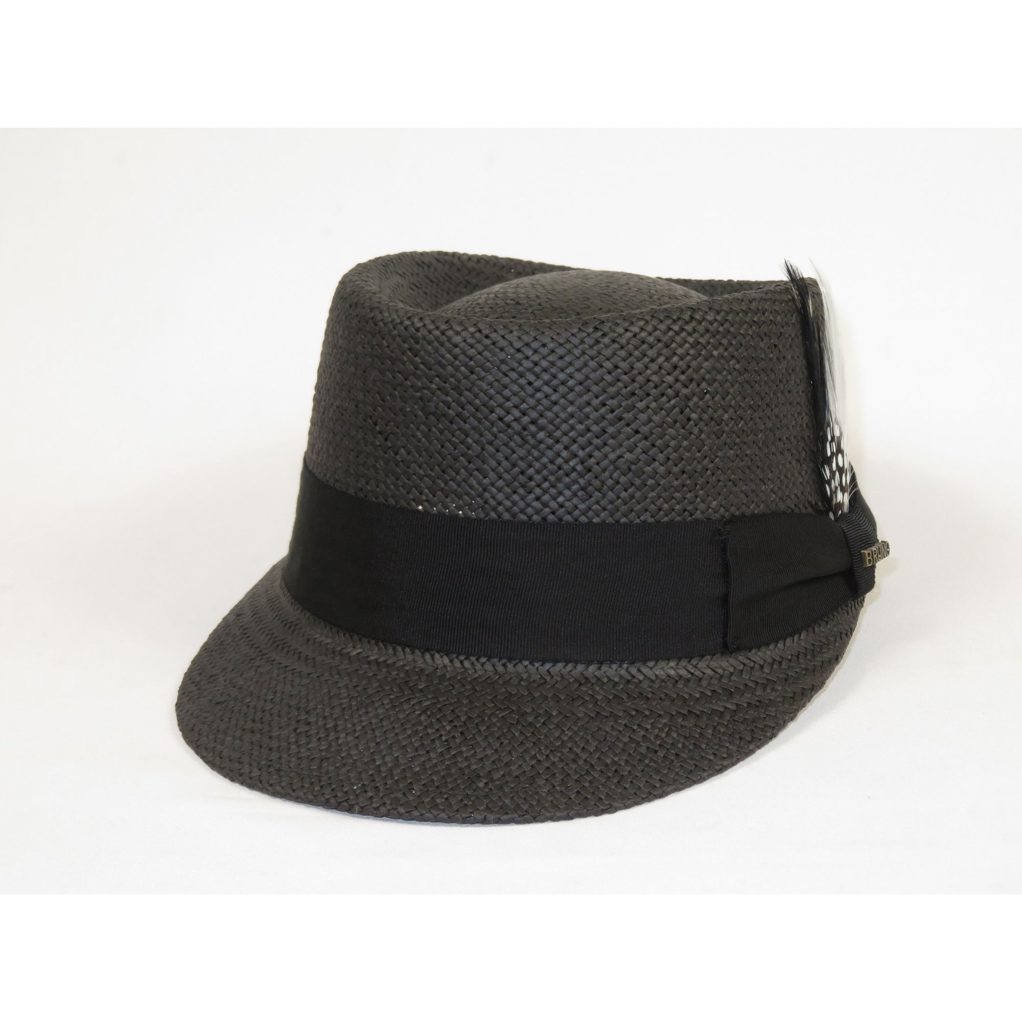 Men's LEGIONNAIRE Codet Cap Straw Hat Telescope Crown LGS700 Black