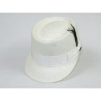 Men's LEGIONNAIRE Codet Cap Straw Hat Telescope Crown LGS701 White