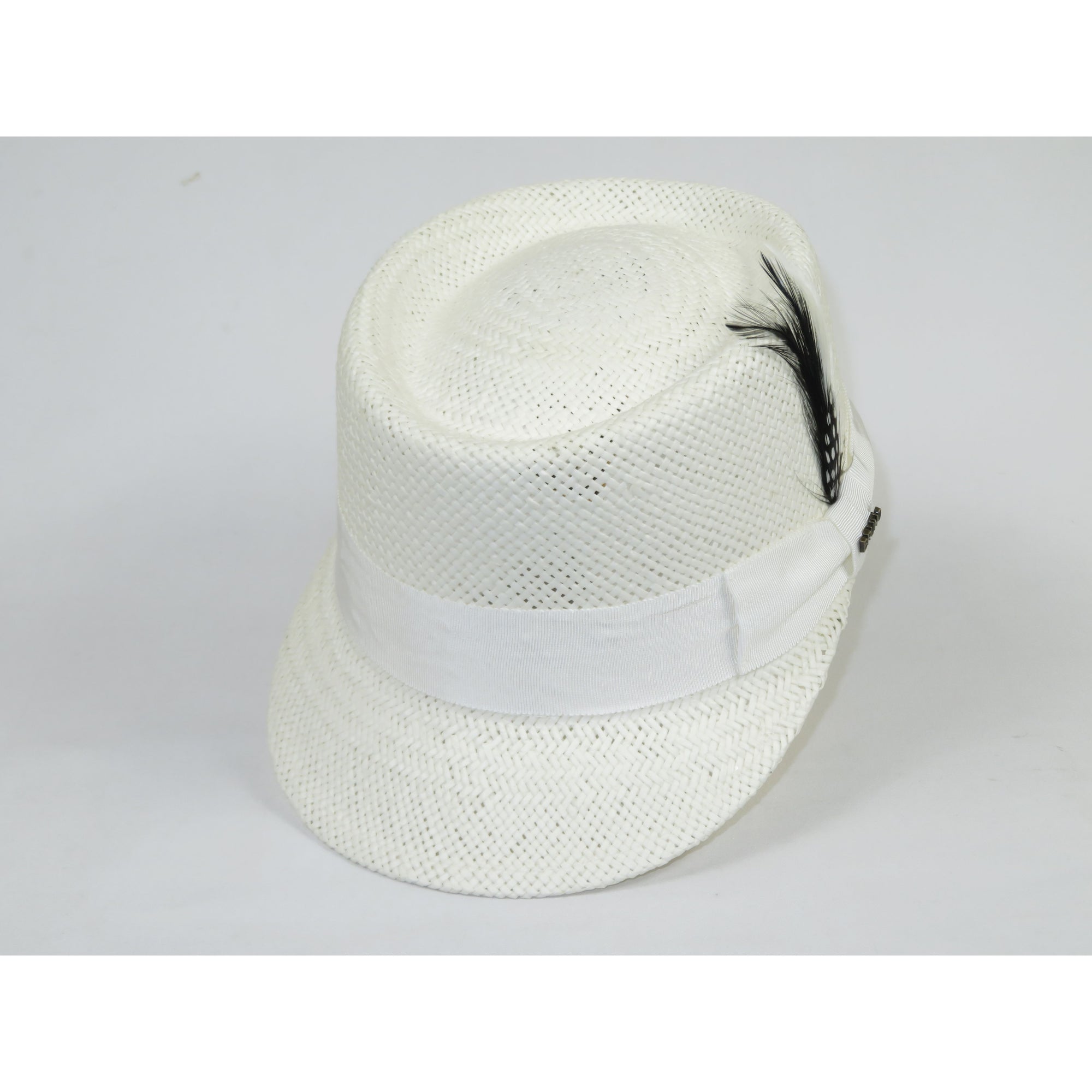 Men's LEGIONNAIRE Codet Cap Straw Hat Telescope Crown LGS701 White