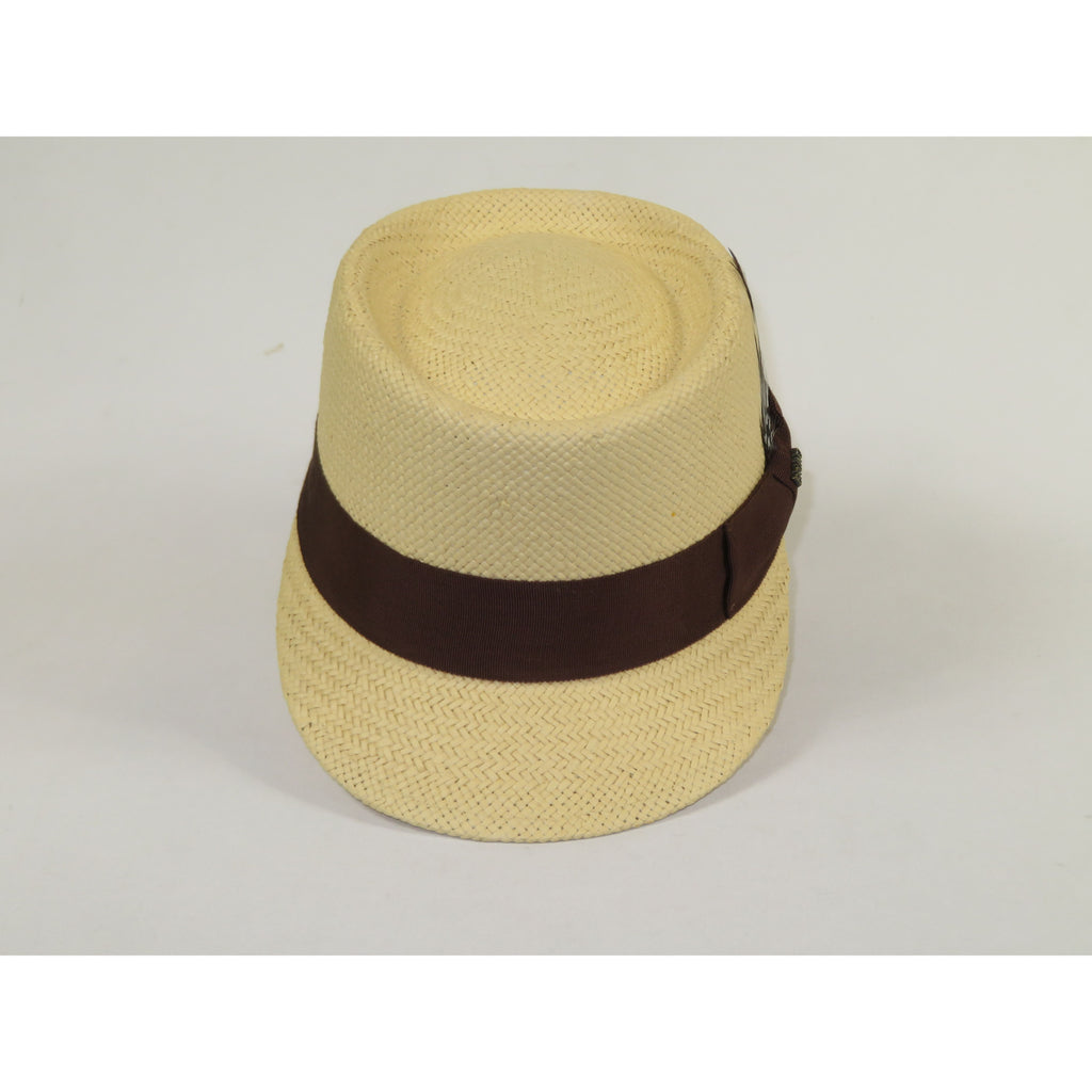 Men's LEGIONNAIRE Codet Cap Straw Hat Telescope Crown LGS702 Natural