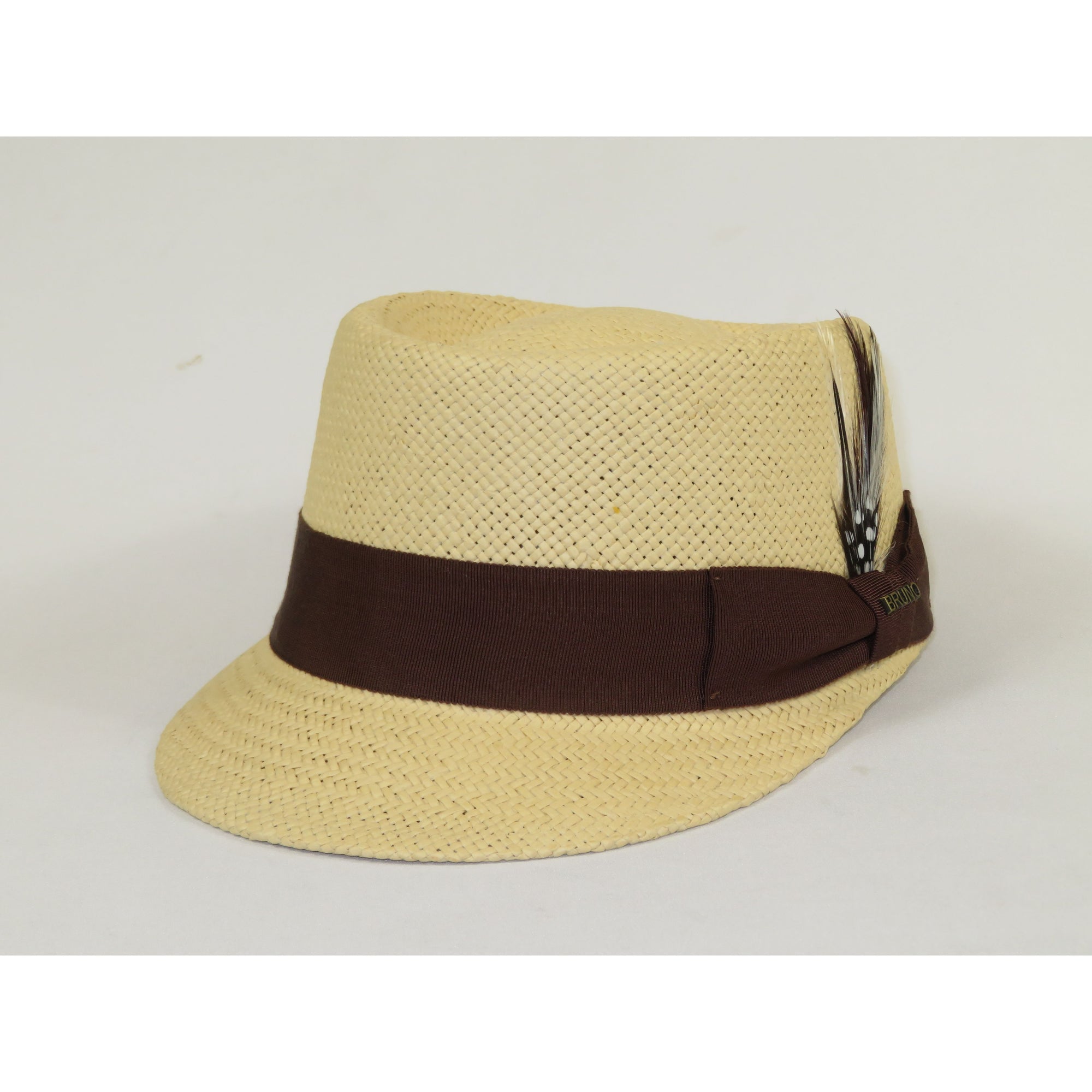 Men's LEGIONNAIRE Codet Cap Straw Hat Telescope Crown LGS702 Natural