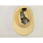 Men's LEGIONNAIRE Codet Cap Straw Hat Telescope Crown LGS702 Natural