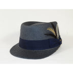 Men's LEGIONNAIRE Codet Cap Straw Hat Telescope Crown LGS703 Navy