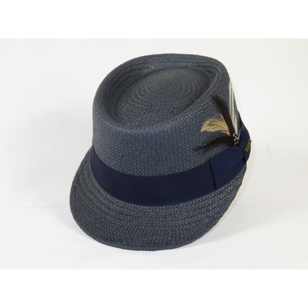 Men's LEGIONNAIRE Codet Cap Straw Hat Telescope Crown LGS703 Navy