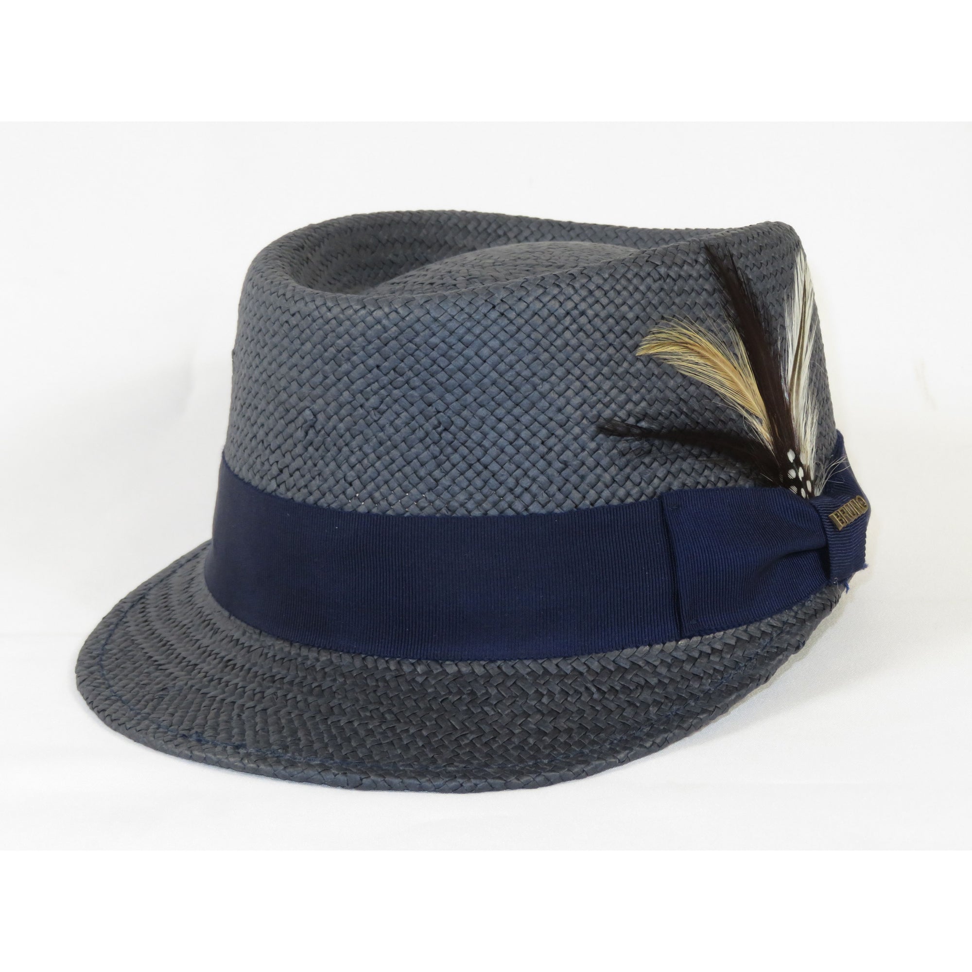 Men's LEGIONNAIRE Codet Cap Straw Hat Telescope Crown LGS703 Navy