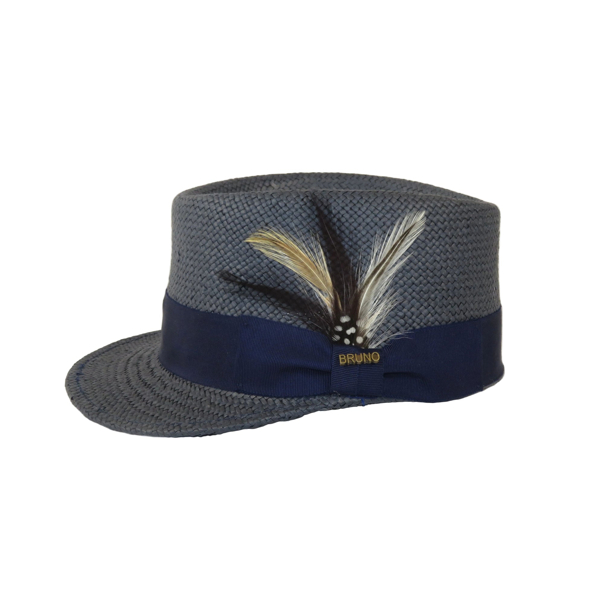 Men's LEGIONNAIRE Codet Cap Straw Hat Telescope Crown LGS703 Navy