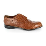 Madison Stacy Adams Anaconda Print Leather Shoes Tan 00055 - 240 - J.Valintin Men's Wear Legend - 00055_240_7