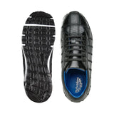 Belvedere Magnus Sneaker Shoes Ostrich Patchwork Black E21