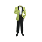Manzini Insomnia blazer Stage Performer Formal Jacket Lace Design MZN116 Yellow - J.Valintin Men's Wear Legend - 71199