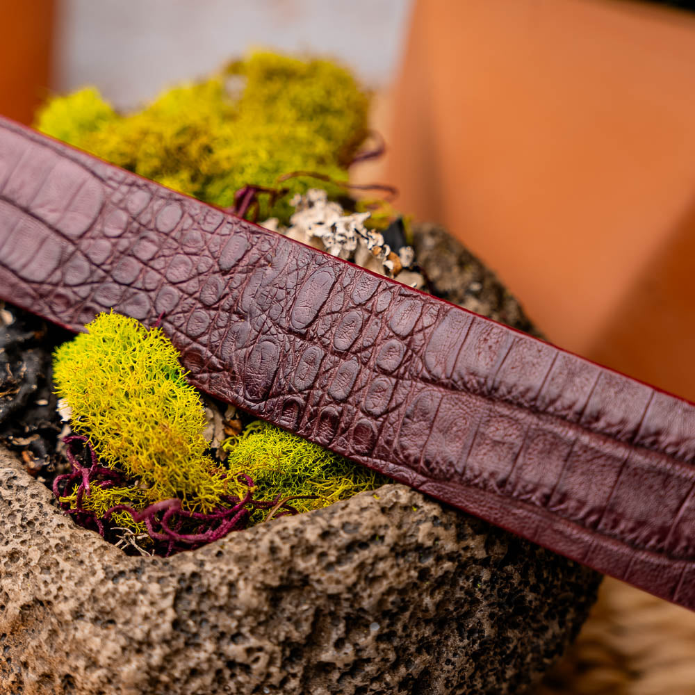 caiman fuscus-back belt Silvio Wine