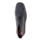 Marco Di Milano Genuine Caiman Crocodile Chukka Boot Martinelli Navy