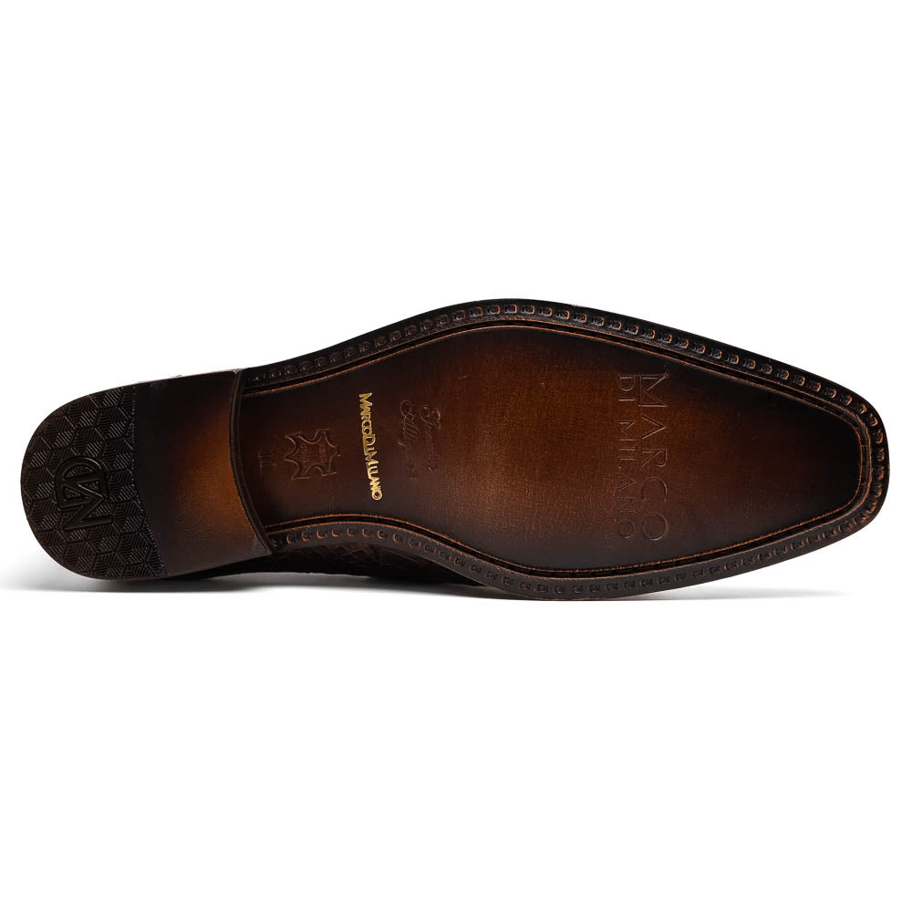 Men's Shoes Matteo  Genuine Alligator Slip-On Loafer Brown