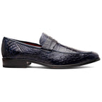 Men's Shoes MATTEO  Genuine Alligator Slip-On Loafer Navy