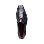 Men's Shoes MATTEO  Genuine Alligator Slip-On Loafer Navy