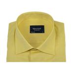 Men 100% Cotton Oxford Shirt Manschett by Quesste Turkey Slim Fit 4029 - 11 Yellow - J.Valintin Men's Wear Legend - 96859