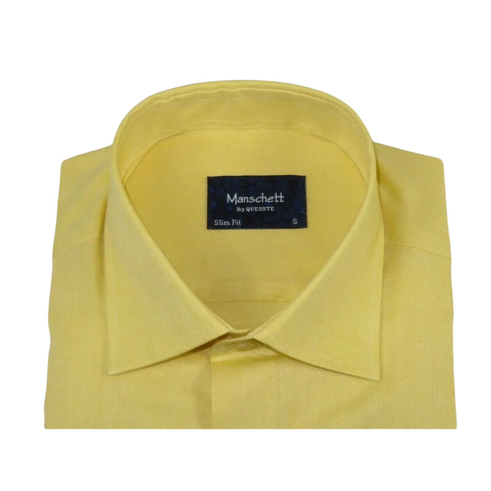 Men 100% Cotton Oxford Shirt Manschett by Quesste Turkey Slim Fit 4029 - 11 Yellow - J.Valintin Men's Wear Legend - 96859