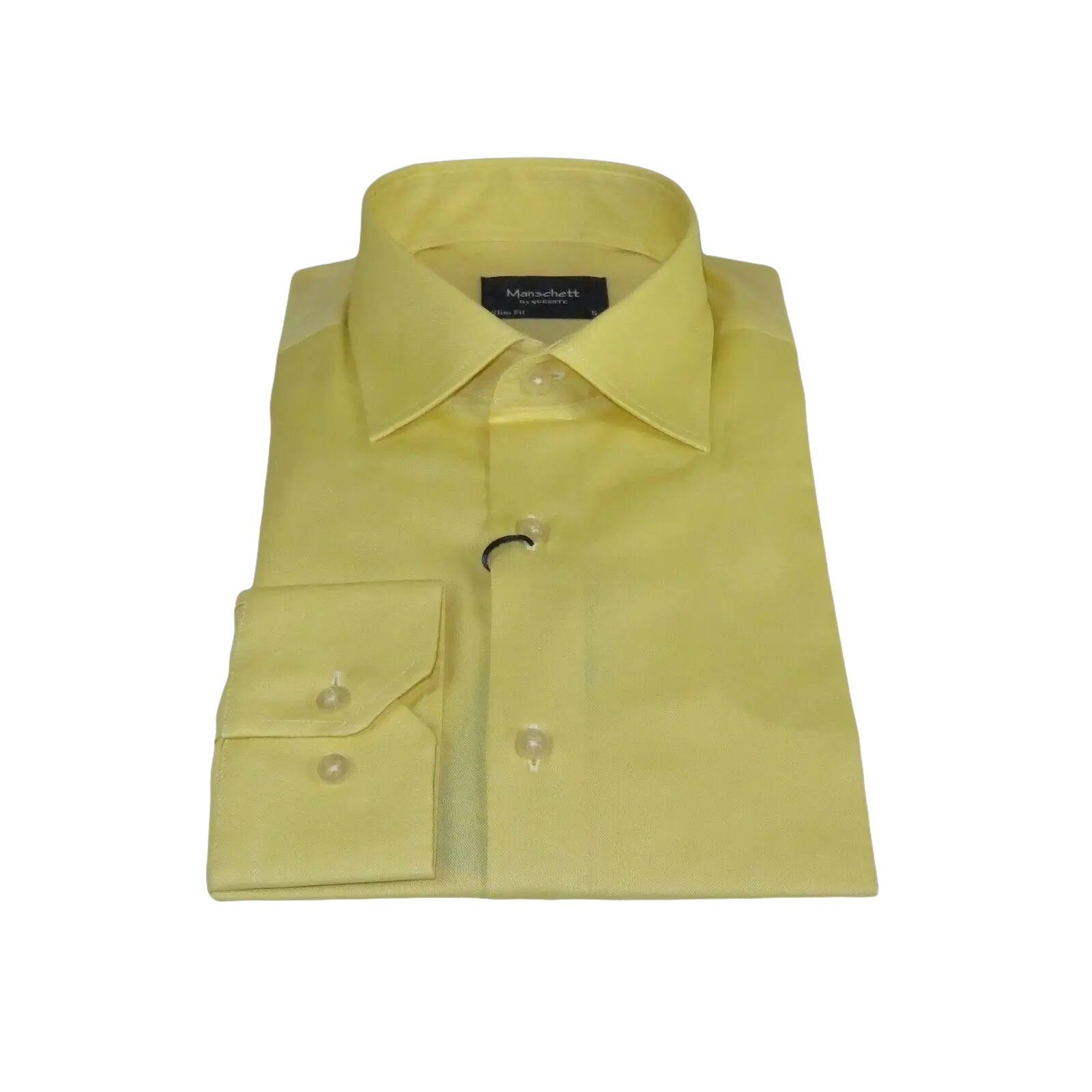 Men 100% Cotton Oxford Shirt Manschett by Quesste Turkey Slim Fit 4029 - 11 Yellow - J.Valintin Men's Wear Legend - 96859