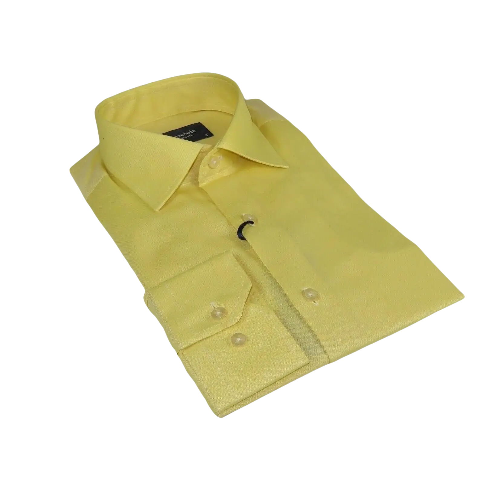 Men 100% Cotton Oxford Shirt Manschett by Quesste Turkey Slim Fit 4029 - 11 Yellow - J.Valintin Men's Wear Legend - 96859