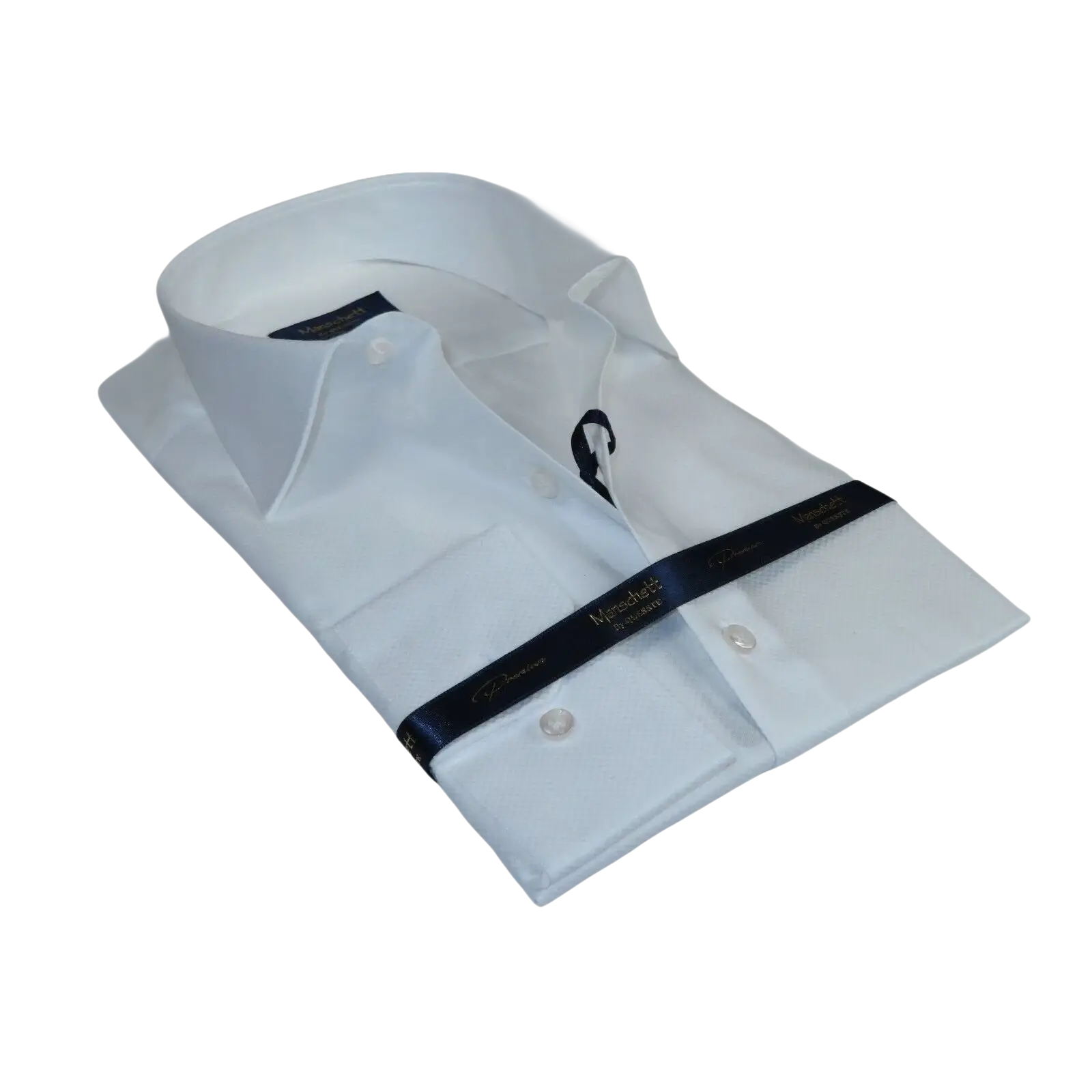 Men 100% Cotton Shirt Manschett Quesste Turkey Slim Fit 6041 - 01 White Fancy - J.Valintin Men's Wear Legend - 96905