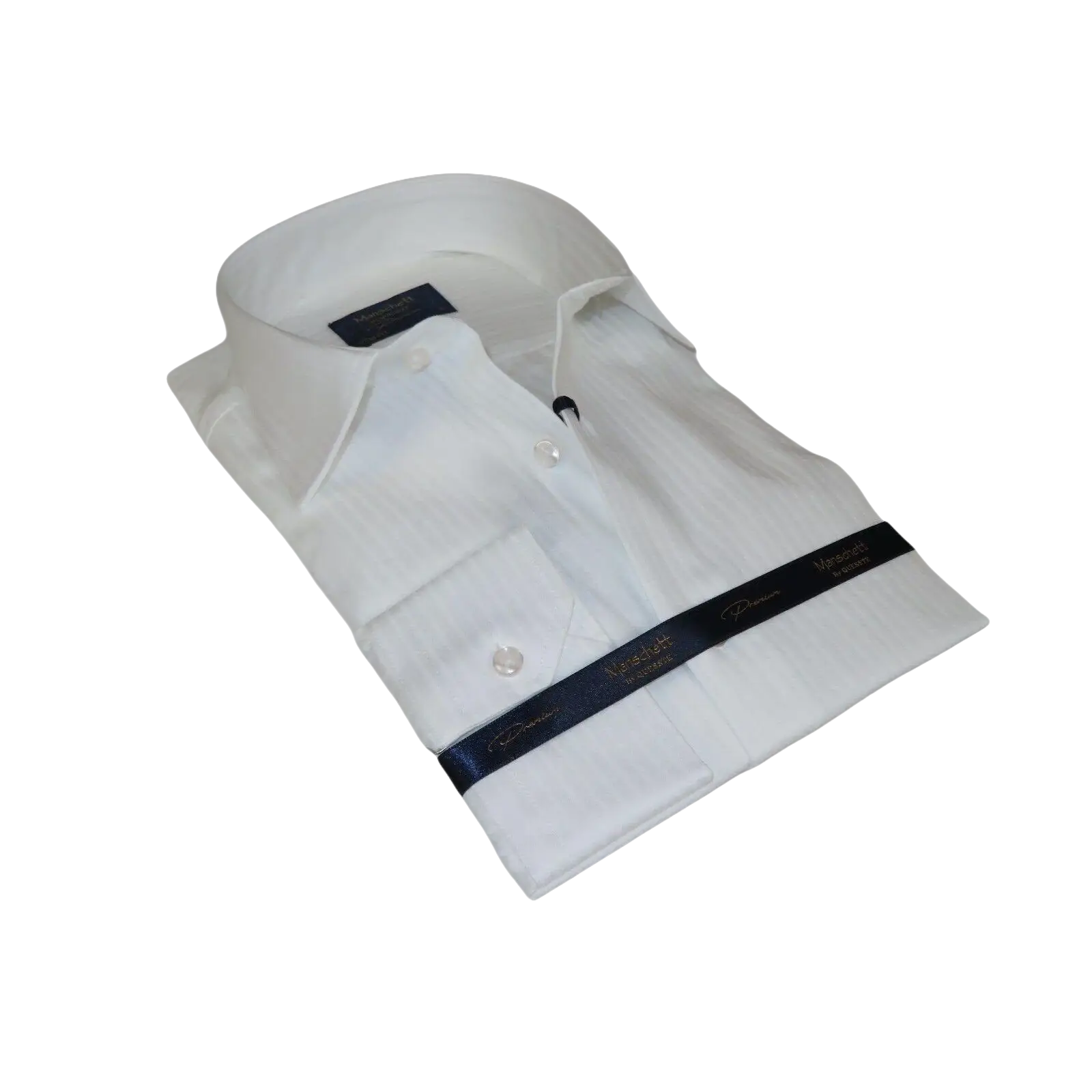 Men 100% Cotton Shirt Manschett Quesste Turkey Slim Fit 6047 - 01 White Fancy - J.Valintin Men's Wear Legend - 96920