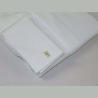 Men 100% Egyptian Cotton Shirt French Cuffs Wrinkle Resistance ENZO 71402 White - J.Valintin Men's Wear Legend - 9758