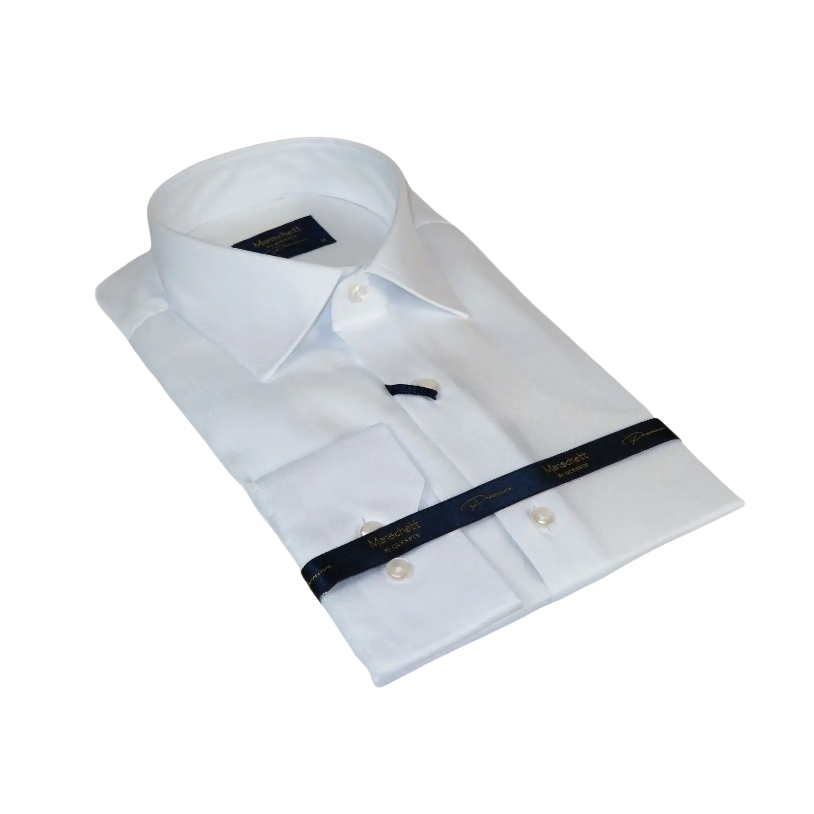 Men 100% Fancy Cotton Shirt Manschett Quesste Turkey Slim Fit 6041 - 03 White - J.Valintin Men's Wear Legend - 96910