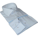 Men 100% Italian Cotton Shirt No Iron SORRENTO Slim Fit Spread Collar 2740 White - J.Valintin Men's Wear Legend - 96777