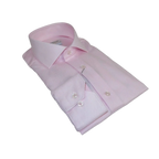 Men 100% Italian Cotton Shirt Non Iron SORRENTO Turkey Spread Collar 4470 Pink - J.Valintin Men's Wear Legend - 98722