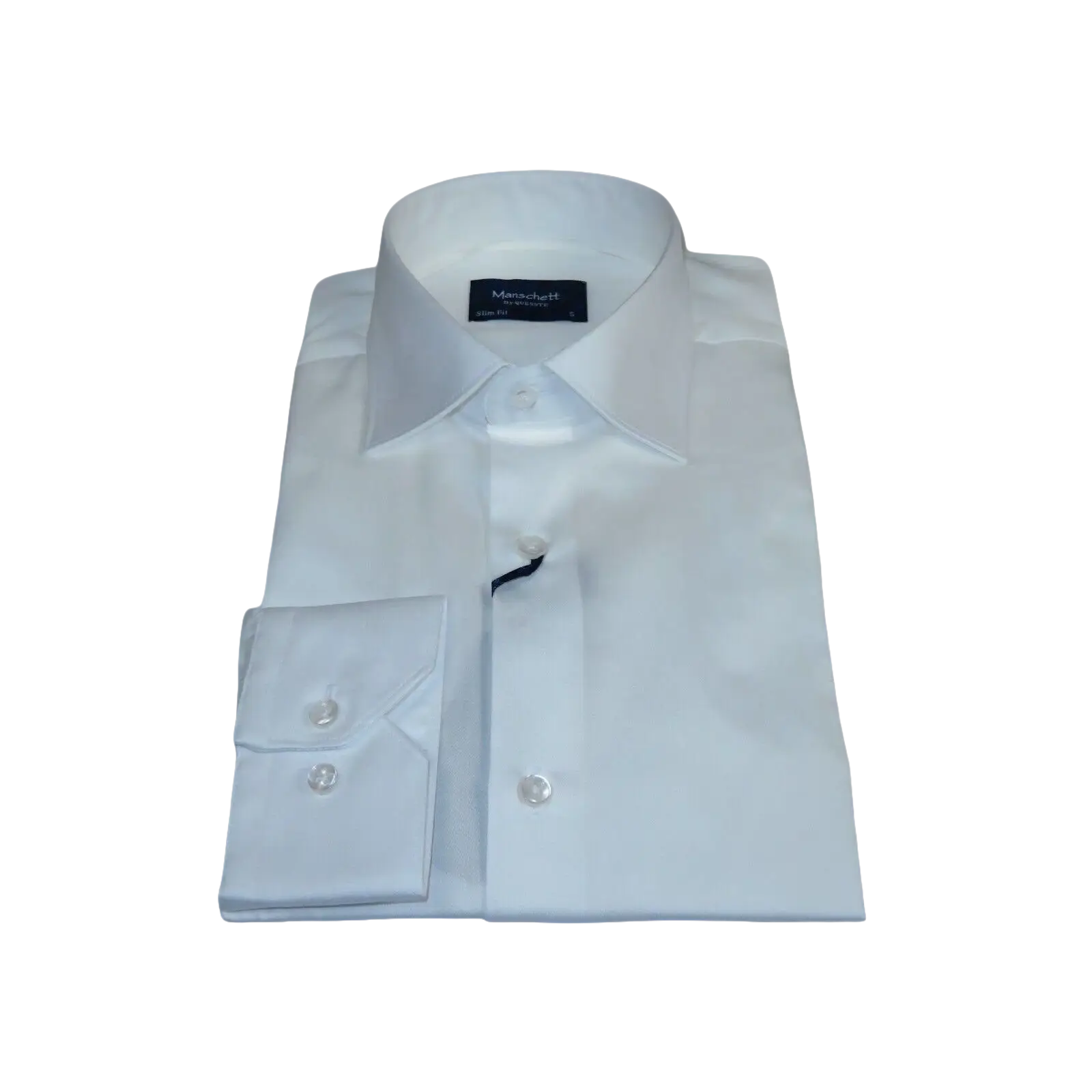 Men 100% Sateen Cotton Shirt Manschett Quesste Turkey Slim Fit 4010 - 02 White - J.Valintin Men's Wear Legend - 96814