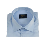 Men 100% Sateen Cotton Shirt Manschett Quesste Turkey Slim Fit 4010 - 11 SKy Blue - J.Valintin Men's Wear Legend - 96834