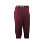 Men 2pc Walking Leisure Suit Short Sleeves By DREAMS 255 - 06 Solid Burgundy - J.Valintin Men's Wear Legend - 95872
