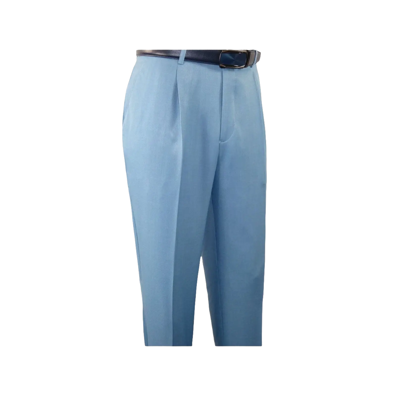 Men 2pc Walking Leisure Suit Short Sleeves By DREAMS 255 - 11 Solid Sky Blue - J.Valintin Men's Wear Legend - 96108