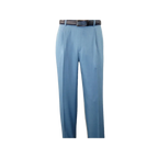 Men 2pc Walking Leisure Suit Short Sleeves By DREAMS 255 - 11 Solid Sky Blue - J.Valintin Men's Wear Legend - 96108