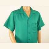 Men 2pc Walking Leisure Suit Short Sleeves By DREAMS 255 - 14 Solid Emerald green - J.Valintin Men's Wear Legend - 96114