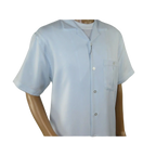 Men 2pc Walking Leisure Suit Short Sleeves By DREAMS 256 Solid White New - J.Valintin Men's Wear Legend - 24601