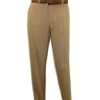 Men 2pc Walking Leisure Suit Short Sleeves By DREAMS Checker 282 - 03 Tan - J.Valintin Men's Wear Legend - 282 - 03 Tan - M
