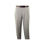 Men 2pc Walking Leisure Suit Short Sleeves DREAMS 263 - 12 Brown Tan Salt Pepper - J.Valintin Men's Wear Legend - 96122