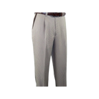 Men 2pc Walking Leisure Suit Short Sleeves DREAMS 263 - 12 Brown Tan Salt Pepper - J.Valintin Men's Wear Legend - 96122