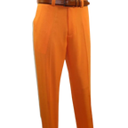 Men 2pc Walking Leisure Suit Short Sleeves DREAMS Checker 282 - 18 Orange - J.Valintin Men's Wear Legend - 282 - 18 Orange - M
