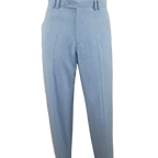 Men 2pc Walking Leisure Suit Short Sleeves DREAMS Plaid Satin 253 - 11 Ocean Blue - J.Valintin Men's Wear Legend - 253 - 11 Ocean - M
