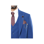 Men 3 Piece Suit WESSI by J.VALINTIN Extra Slim Fit JV3 Light Blue TURKEY USA - J.Valintin Men's Wear Legend - 16526