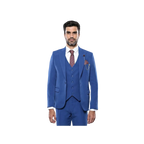 Men 3 Piece Suit WESSI by J.VALINTIN Extra Slim Fit JV3 Light Blue TURKEY USA - J.Valintin Men's Wear Legend - 16526